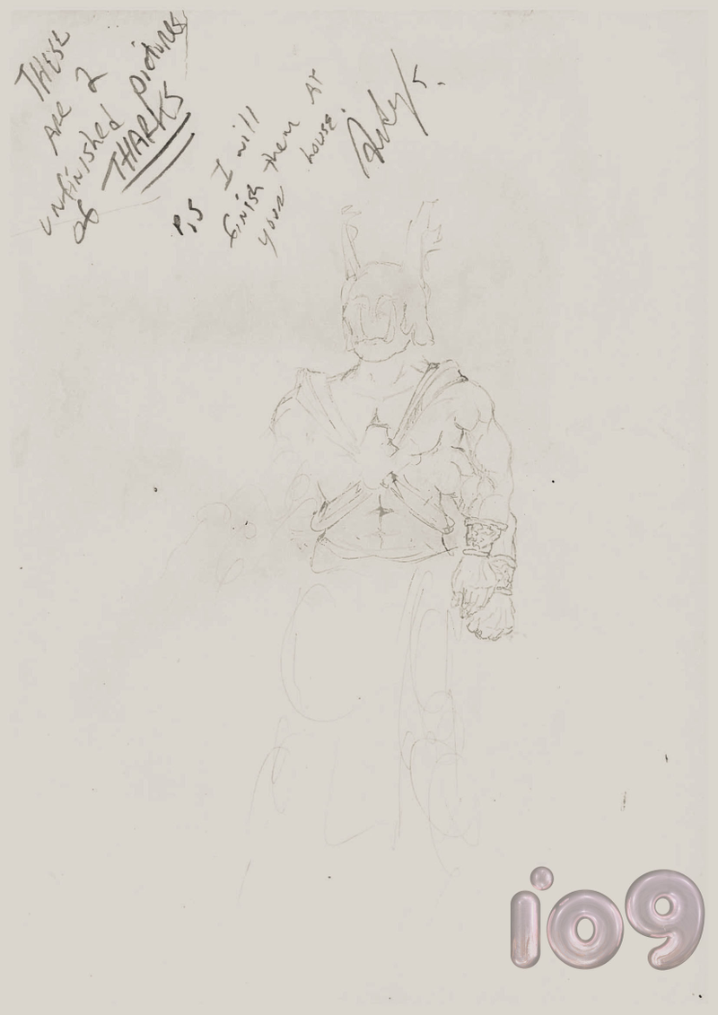 Illustration for article titled John Carter, As Imagined by 12-Year-Old Andrew Stanton and teenage Michael Chabon